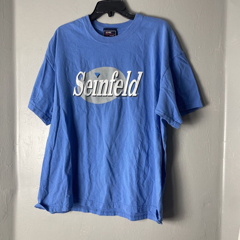 SEINFELD NBC STUDIO CAST & CREW PROMO STUDIO PROMOTIONAL T-SHIRT XL